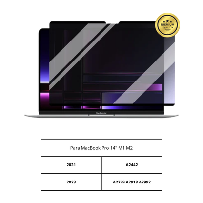 Protector de Pantalla de Privacidad Magnético Desmontable M1 M2 M3 Para Macbook Pro Air 13 13.6 14 15.3 16.2 pulgadas Filtro Anti-Espía/Miradas Indiscretas para Portátil